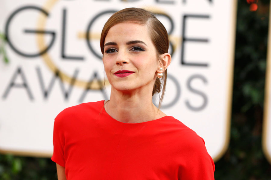 Si hay una celebrity que es fan de esta tendencia esa es, sin lugar a dudas, Emma Watson. En la última edición de los Globos de Oro la vimos luciendo pendiente de Dior. © Cordon Press