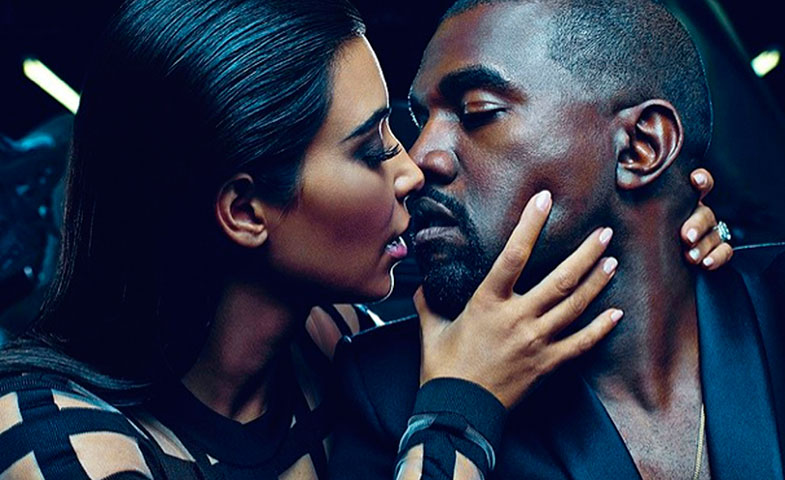 Kim y Kanye son imagen de Balmain
