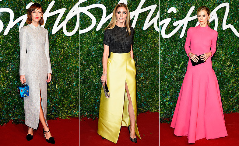 Alexa Chung, Olivia Palermo y Laura Bailey.   © Getty Images