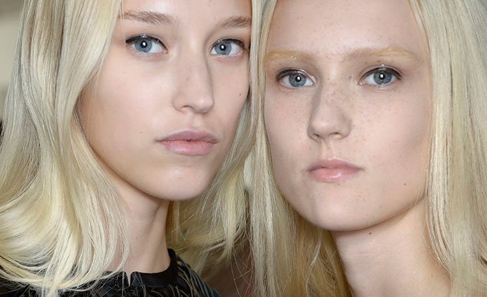 Maquillaje de las modelos de Iris Van Herpen (primavera-verano 2015). Foto: Cordon Press.
