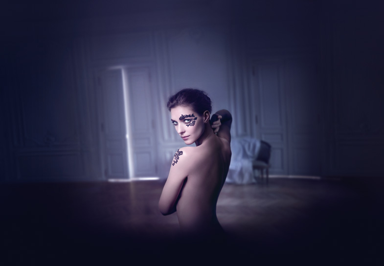 Imagen publicitaria del nuevo perfume de Givenchy.