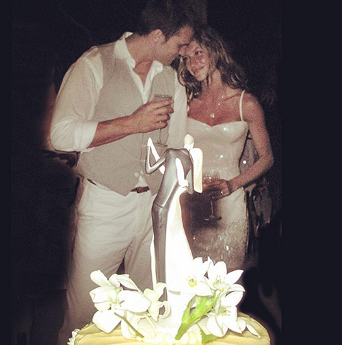 Hace solo unos días Gisele compartía en su cuenta de Instagram una imagen de su boda con Tom Brady (2009) © Instagram @Giseleofficial
