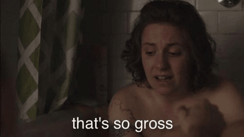 "Eso es muy asqueroso".