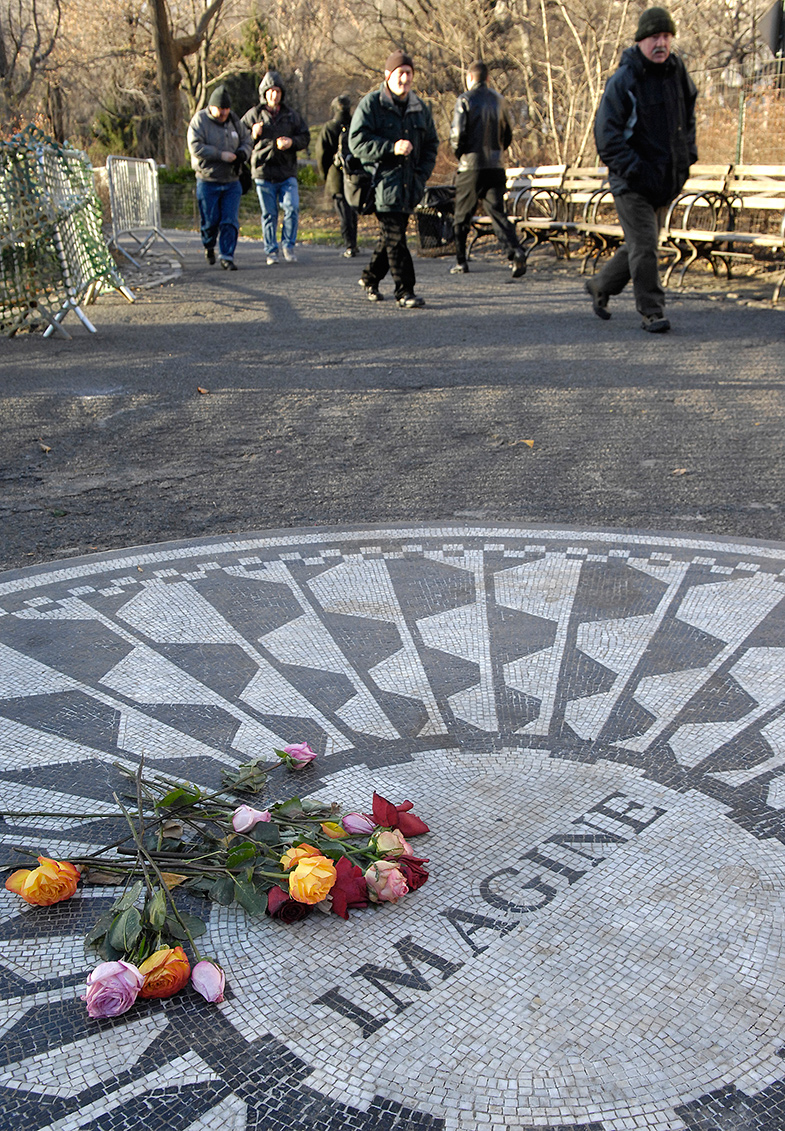 Strawberry Fields, el homenaje a John Lennon por el que Jen quiso pasear con Chris Martin. © Cordon Press