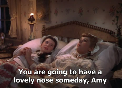 "Algún día tendrás una nariz preciosa, Amy" © Fotograma de Mujercitas 
