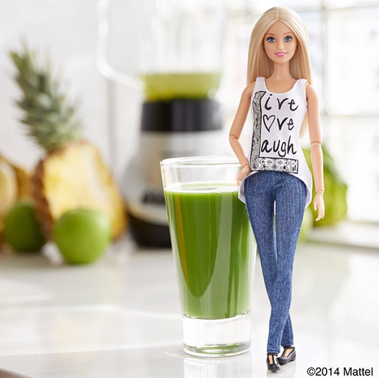 Y toma zumos verdes, ¡para qué queremos más! © Instagram @barbie