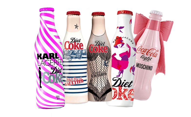 Karl Lagerfeld / Jean Paul Gaultier / Marc Jacobs / Moschino x Coca-Cola.
