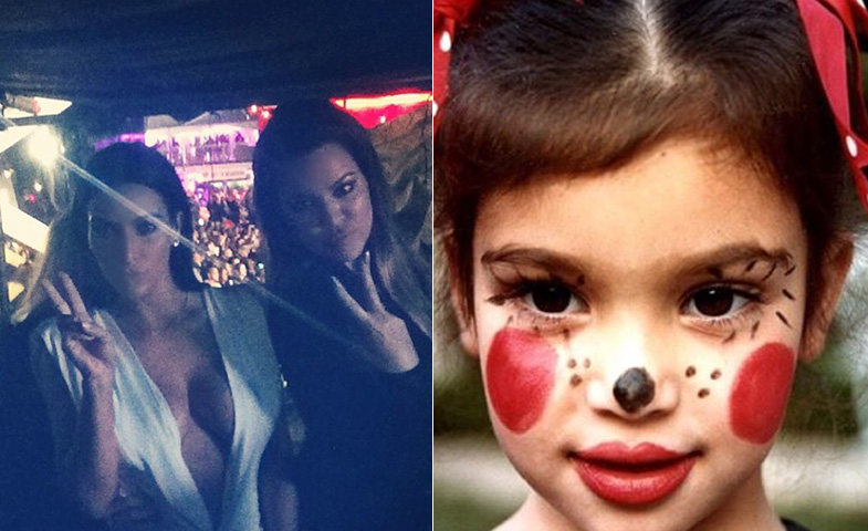 Khloe y Kris dedicaron estas imágenes a su hermana e hija en Instagram © Instagram