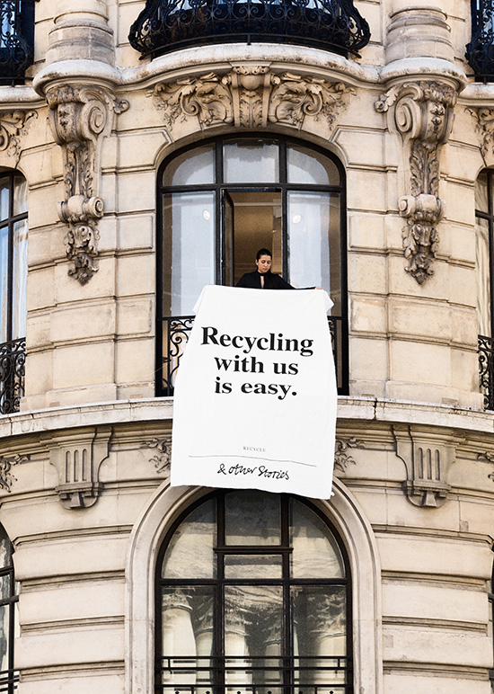 "Reciclar con nosotros es fácil", dicen desde la marca. © &Other Stories