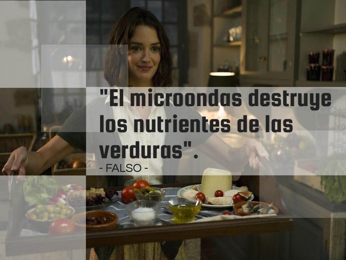 Mito de la cocina nº8: el microondas destruye los nutrientes de las verduras.