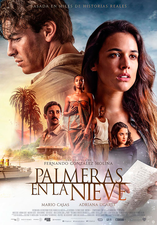 'Palmeras en la nieve', la última película de Adriana Ugarte, ya está en cines. 