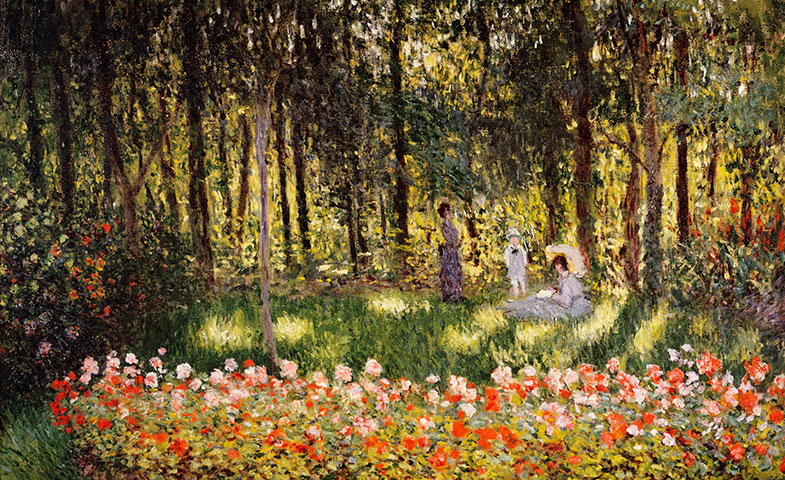 Escena de bosque, de Claude Monet ©Corbis
