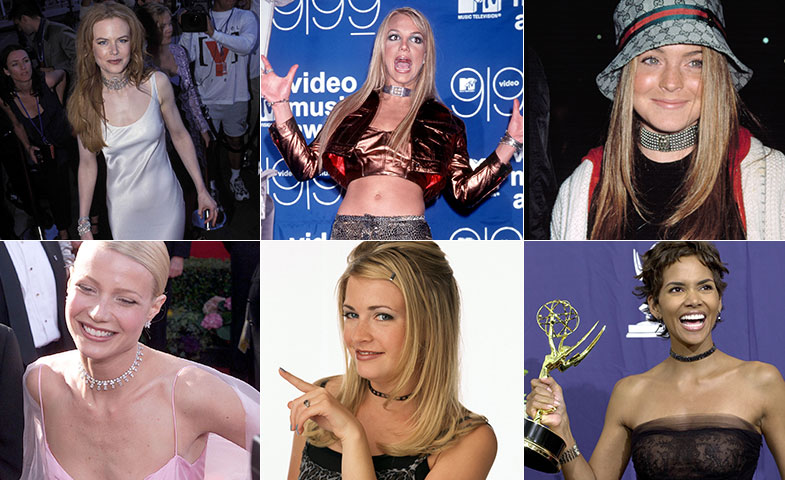 La tendencia se alargó de finales de los 90 a principios de los '00: Nicole Kidman era asidua; Britney Spears, Lindsay Lohan, Gwyneth Paltrow en los Oscar de 1999, Halle Berry en los del 2000 y ¡cómo no! Melissa Joan-Heart en Sabrina, Cosas de brujas. 