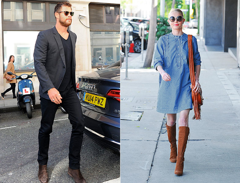 Chris Hemsworth y Kate Bosworth protagonizan nuestro 'Copia el look' del mes. © Getty Images / Cordon Press