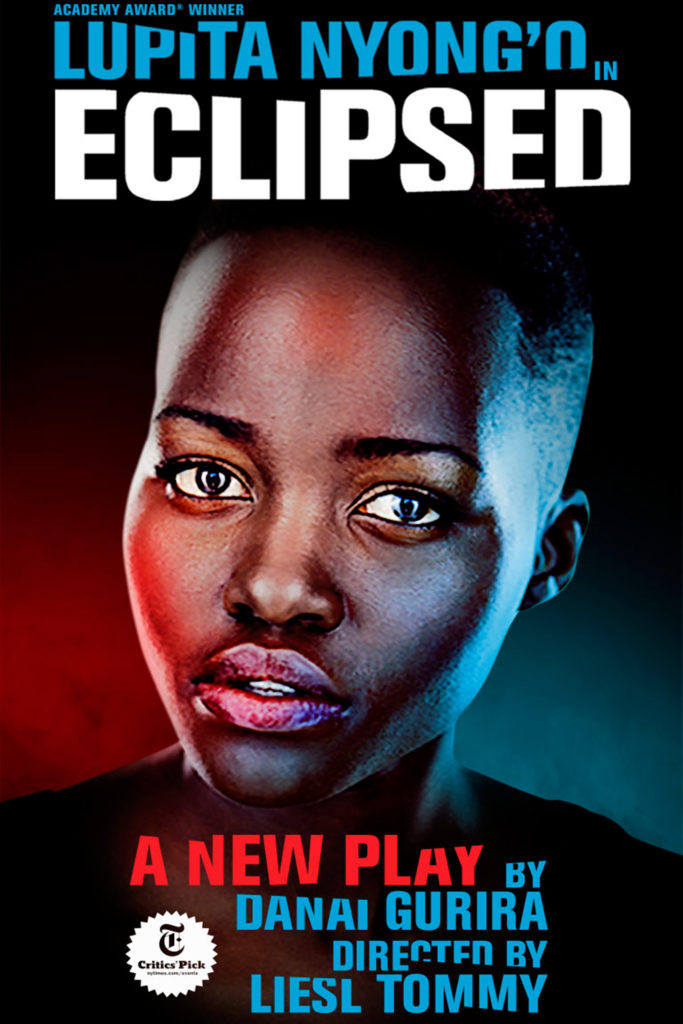 Cartel de la obra Eclipsed que protagoniza Lupita Nyong'o. 