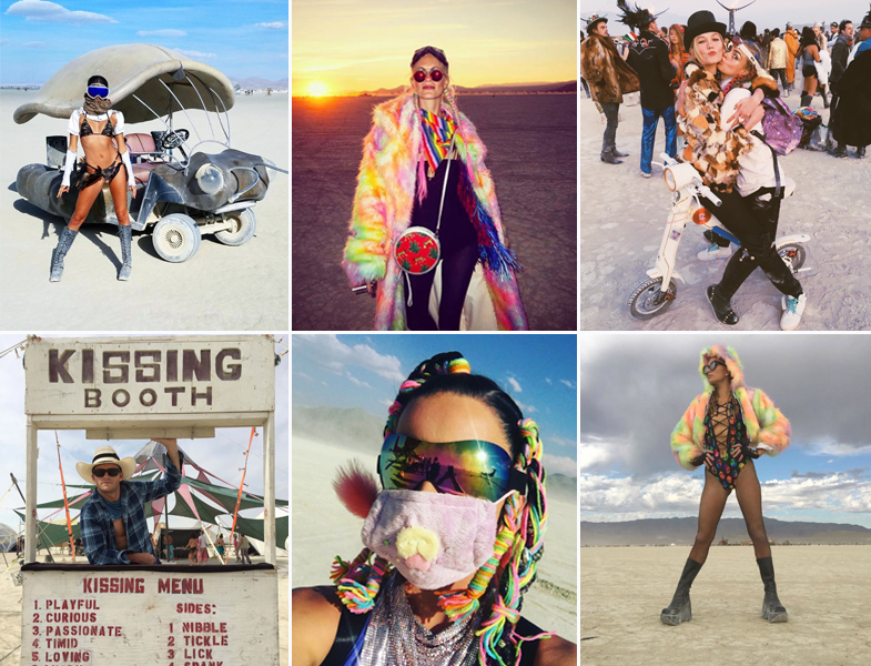 Sara Sampaio, Poppy Delevingne, Karlie Kloss y Cara Delevingne, Scott Eastwood, Katy Perry y Paris Hilton no se han perdido esta edición del Burning Man.