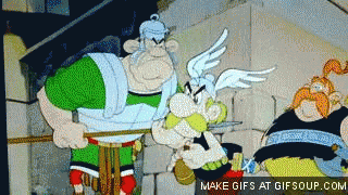 Asterix ganaba a los romanos porque tenía la poción mágica... y las bragas.