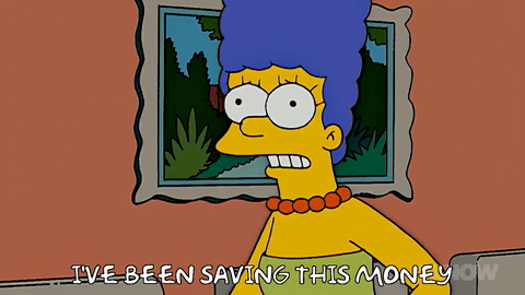 Si lo quieres tendrás que ahorrar una temporadita siguiendo el ejemplo de Marge Simpson.