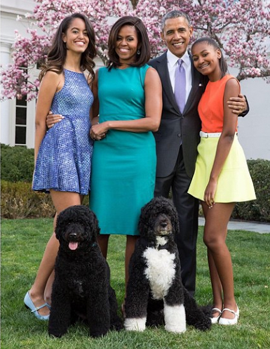 La familia Obama