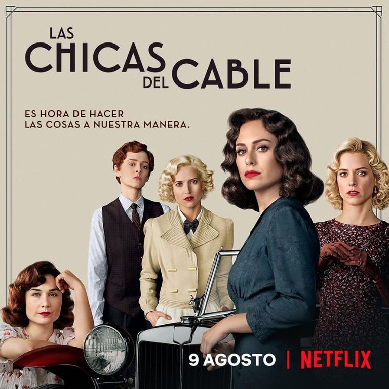 Así es el cartel de la cuarta temporada de Las chicas del cable en Netflix