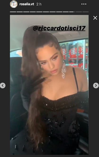 Rosalía deslumbra en los MTV VMAs con tres looks total black