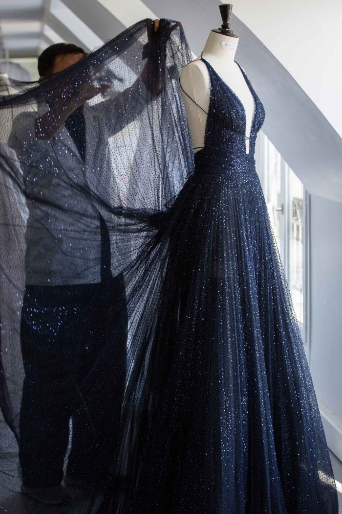Así se hizo el vestido de Dior de Chiara Ferragni en Venecia 2019