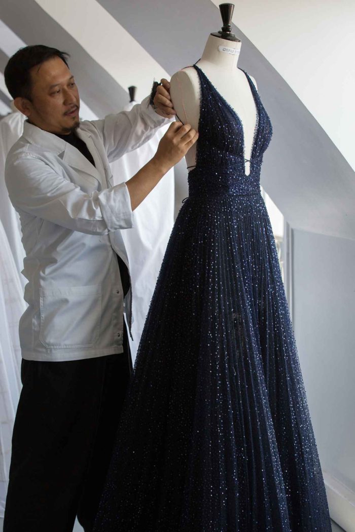 Así se hizo el vestido de Dior de Chiara Ferragni en Venecia 2019