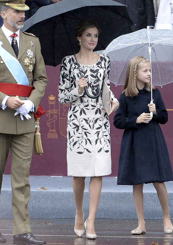 Todos los looks de la reina Letizia en el Día de la Fiesta Nacional