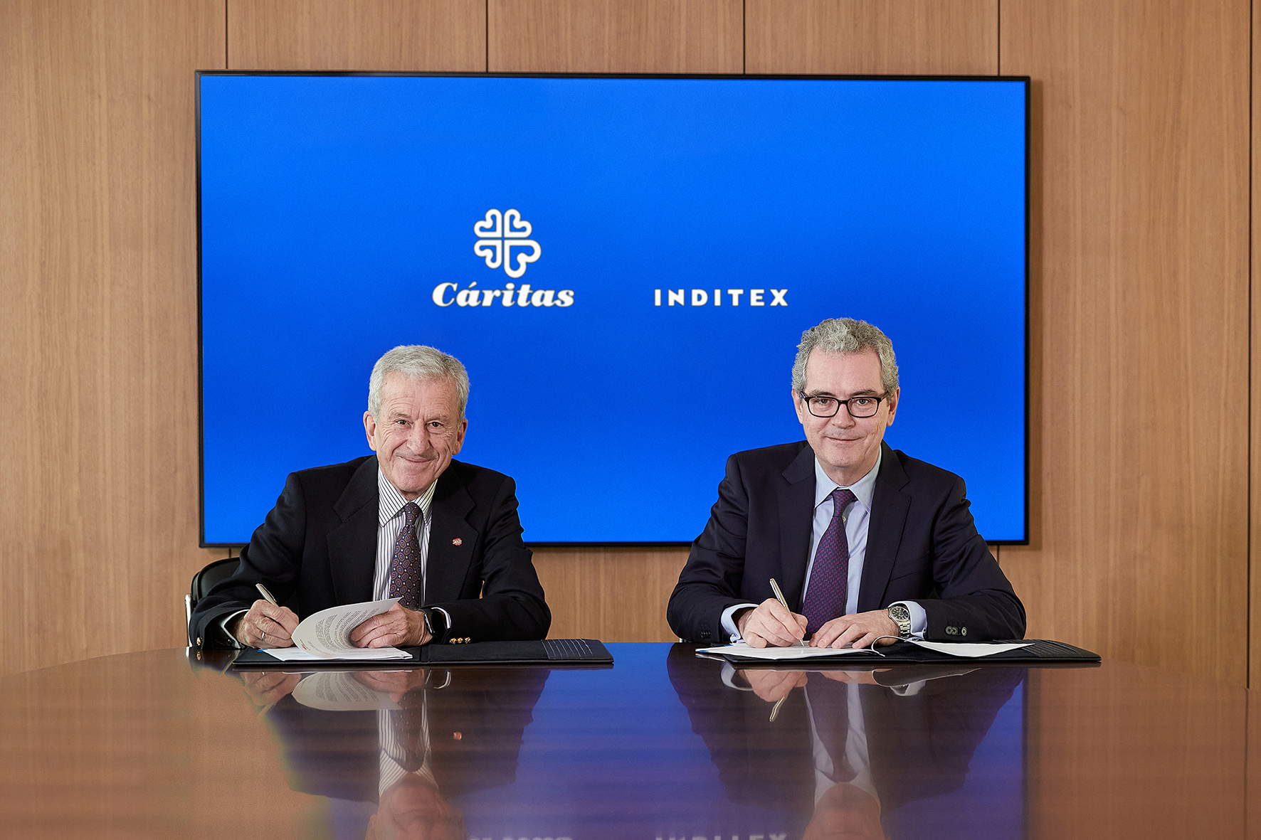Inditex dona 8,5 millones de euros a Cáritas en un nuevo acuerdo