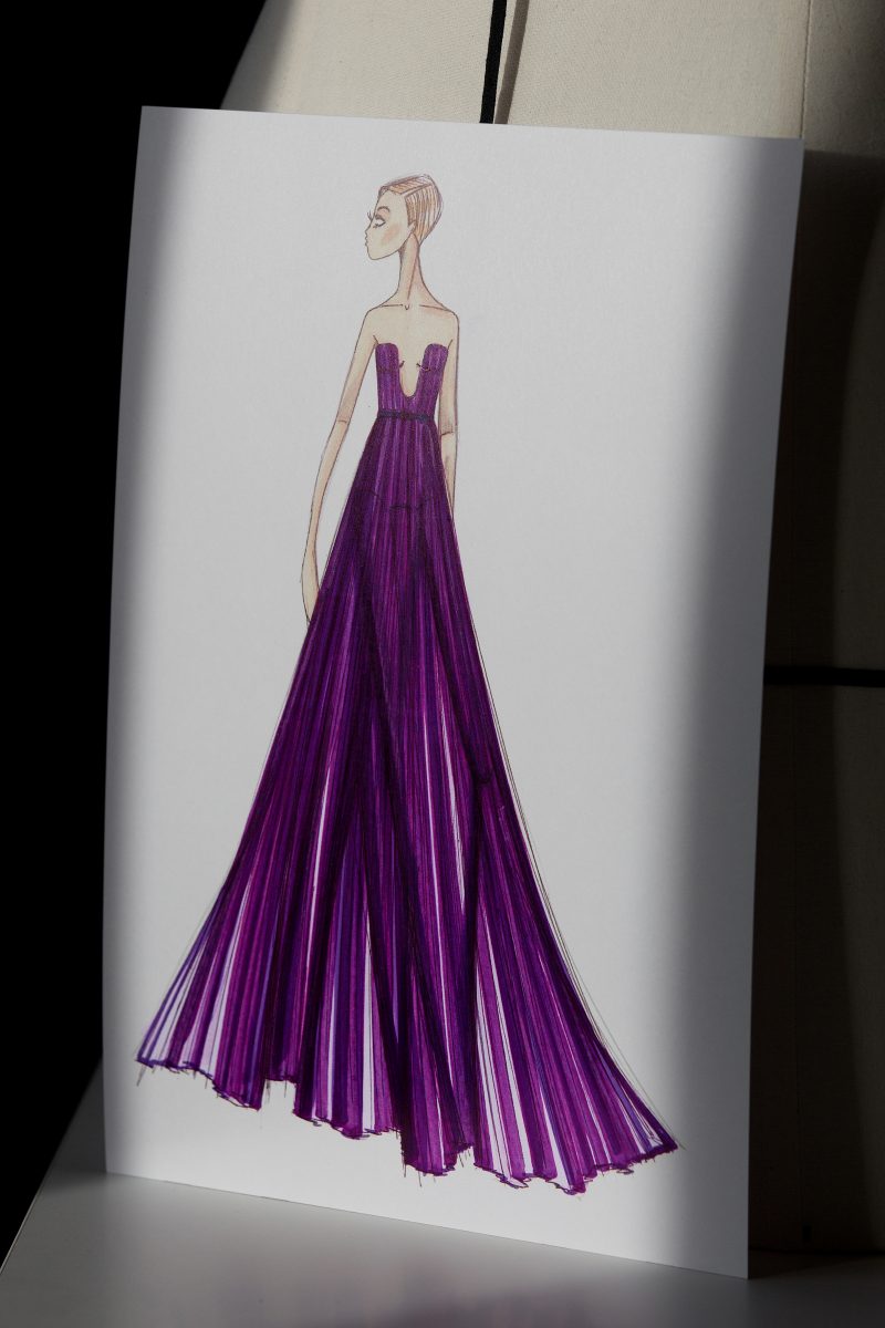 Así se creó el vestido de Dior de Charlize Theron en los BAFTA 2020
