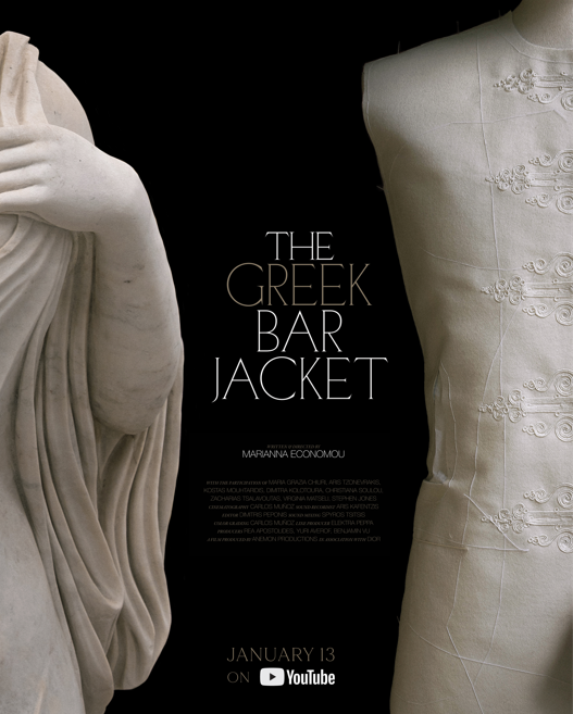 Dior estrena a nivel mundial su documental 'The Greek Bar Jacket'