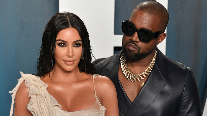 Kanye West y Kim Kardashian se casan nuevamente sobre el escenario
