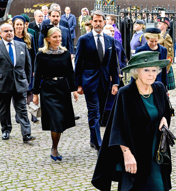 Las Casas Reales se reúnen en Westminster en el homenaje al duque de Edimburgo