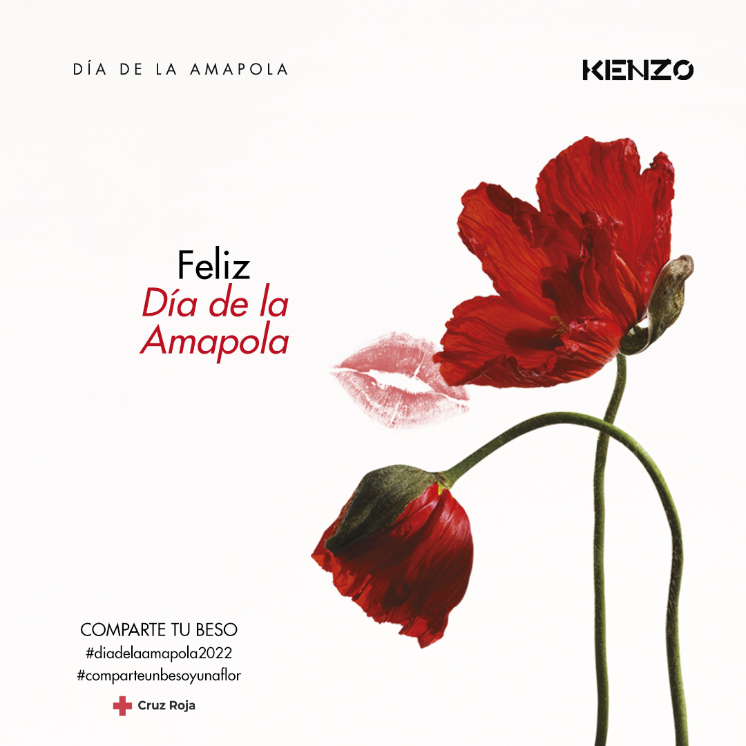 Kenzo colabora con Cruz Roja Española en el Día de la Amapola