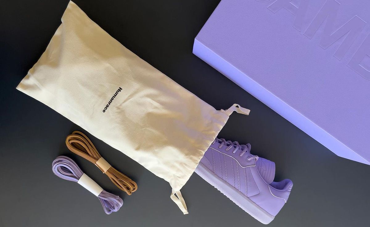 Pharell Williams y Adidas lanzan sus Humanrace Samba Lilac
