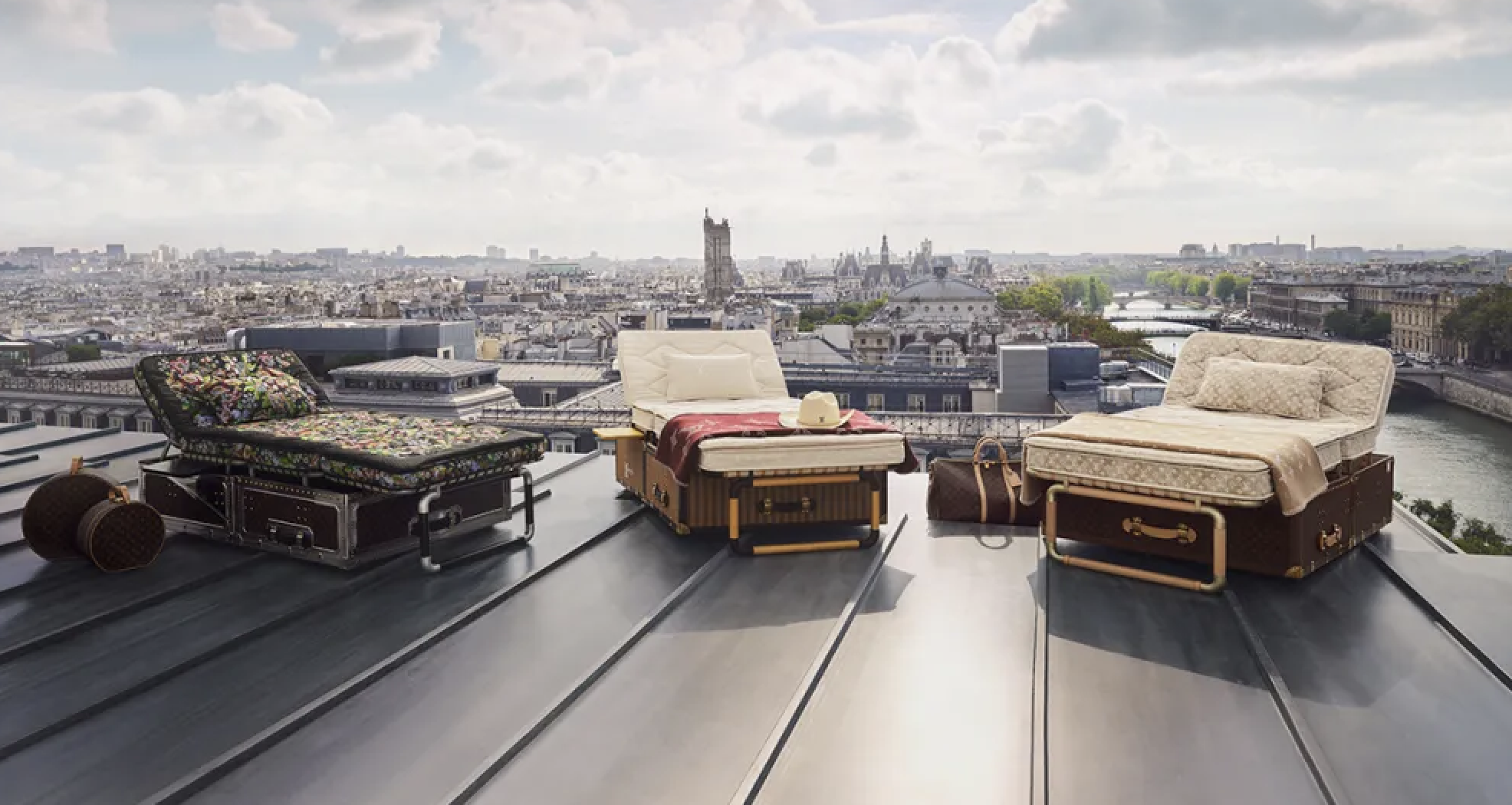 Estilo y Sueños: Pharrell Williams reinventa el "Bed Trunk" de Louis Vuitton