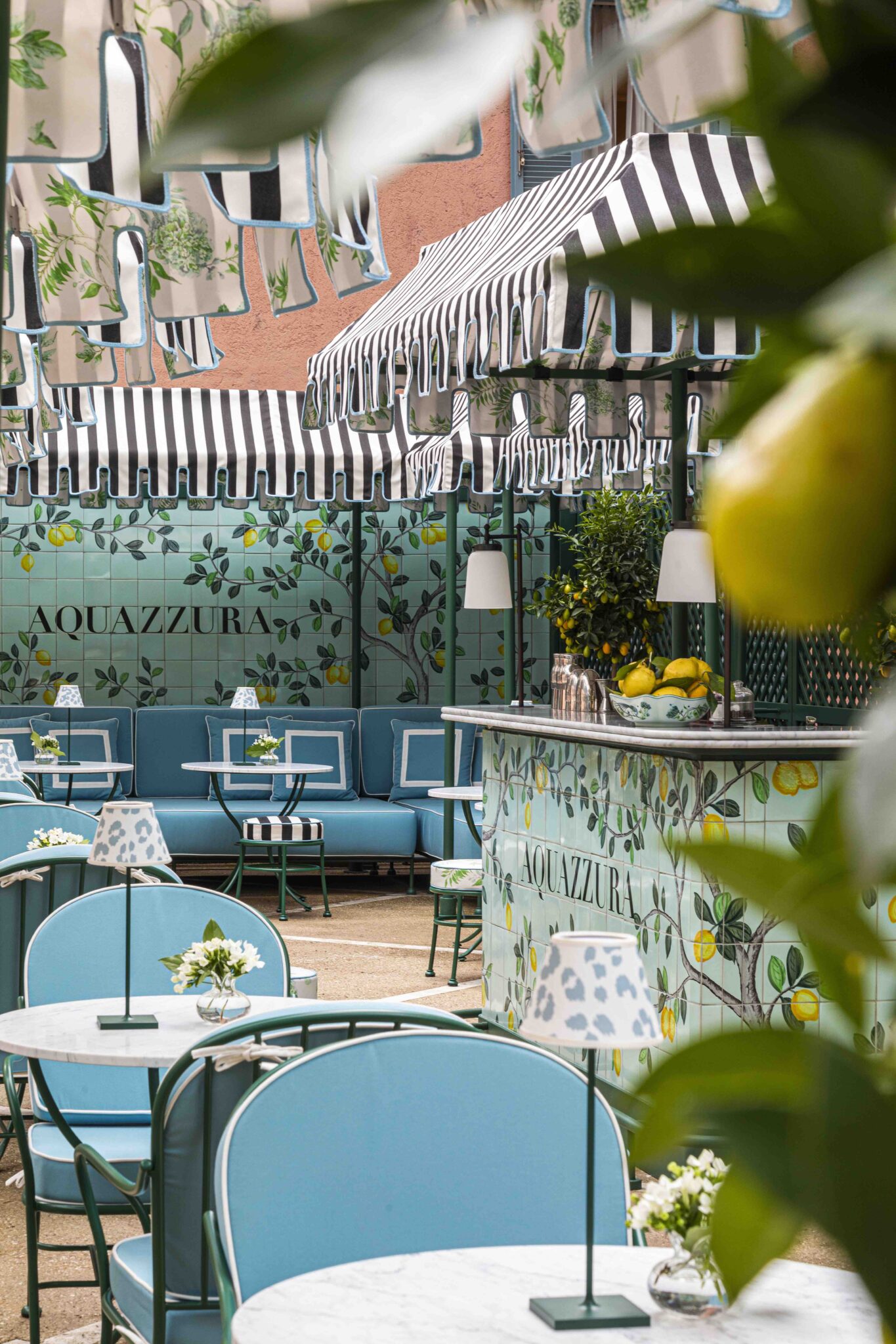 Aquazzura abre su primer Bar en el Hotel de Russie de Roma