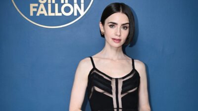 Los looks de Lily Collins para presentar la nueva temporada de Emily in Paris