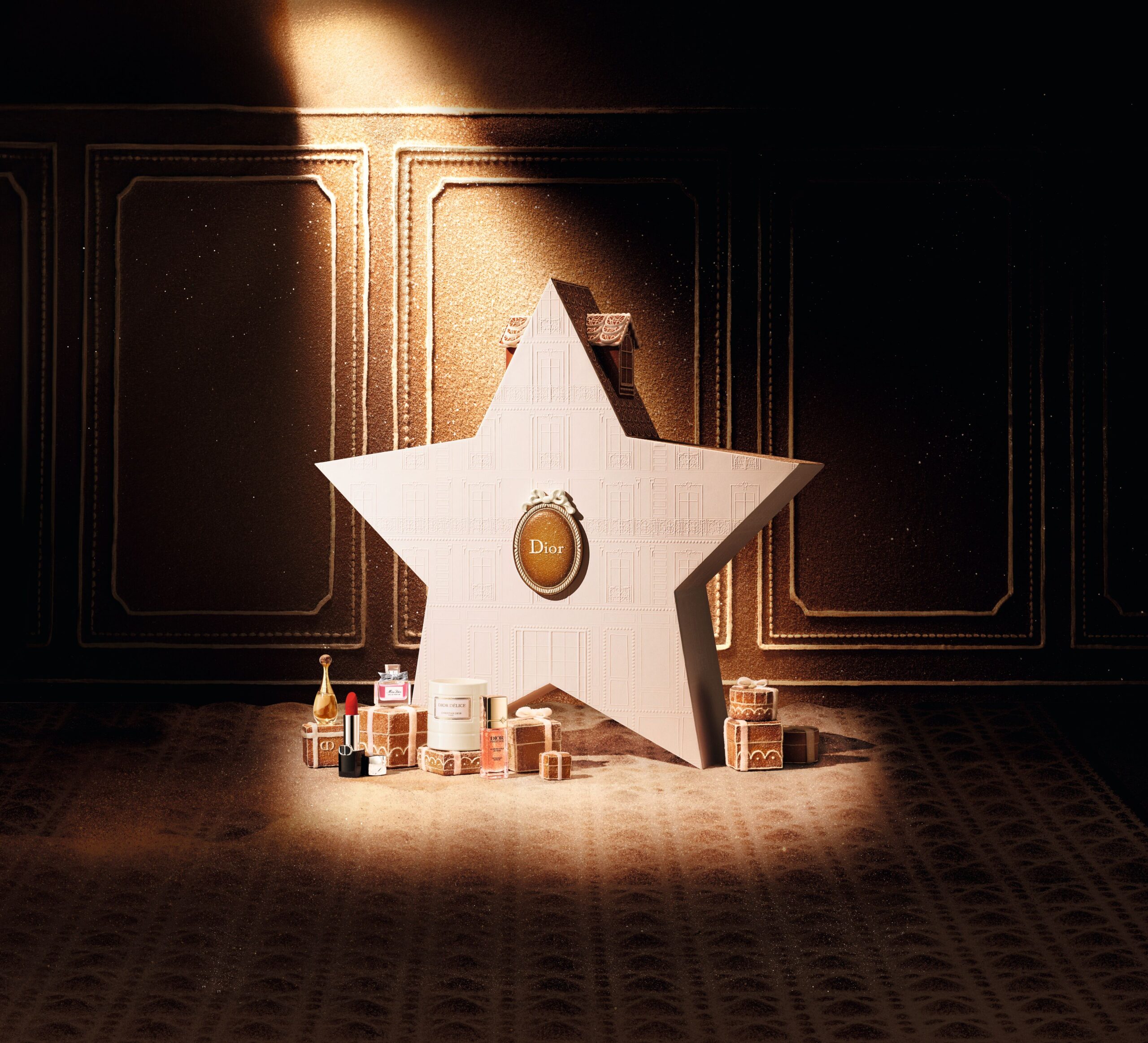 Caja de estrella navidad Dior