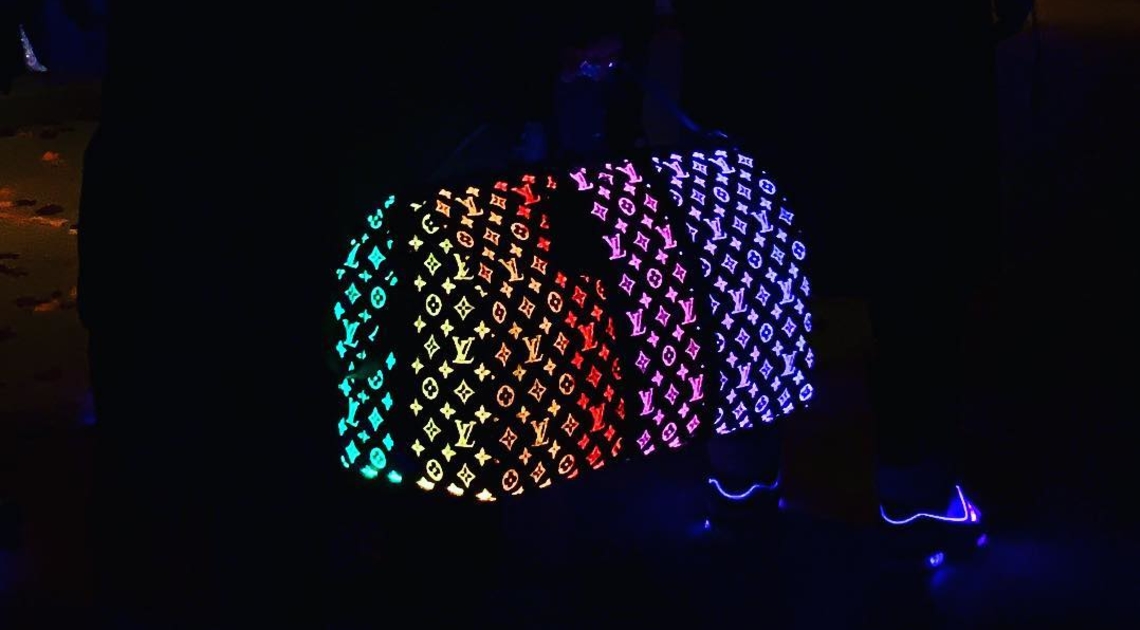 Louis vuitton light up bag hotsell