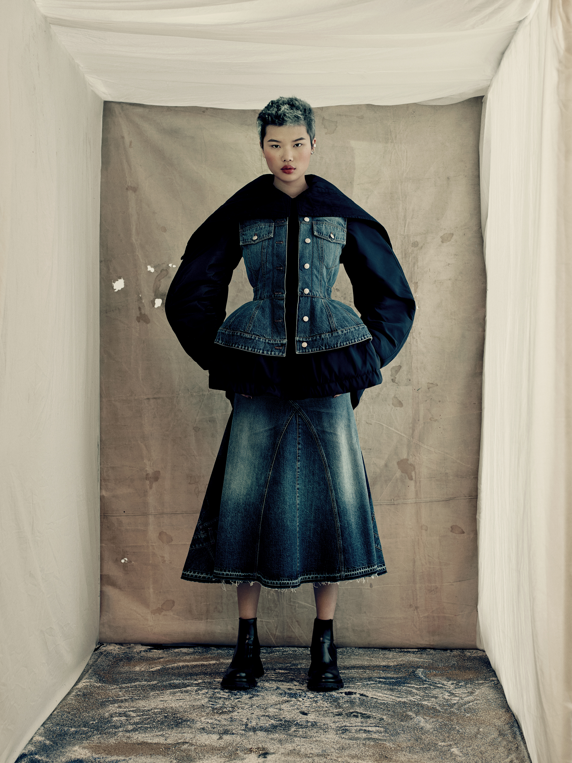 23AW Alexander Mcqueen ソーラライズフラワープリントニット