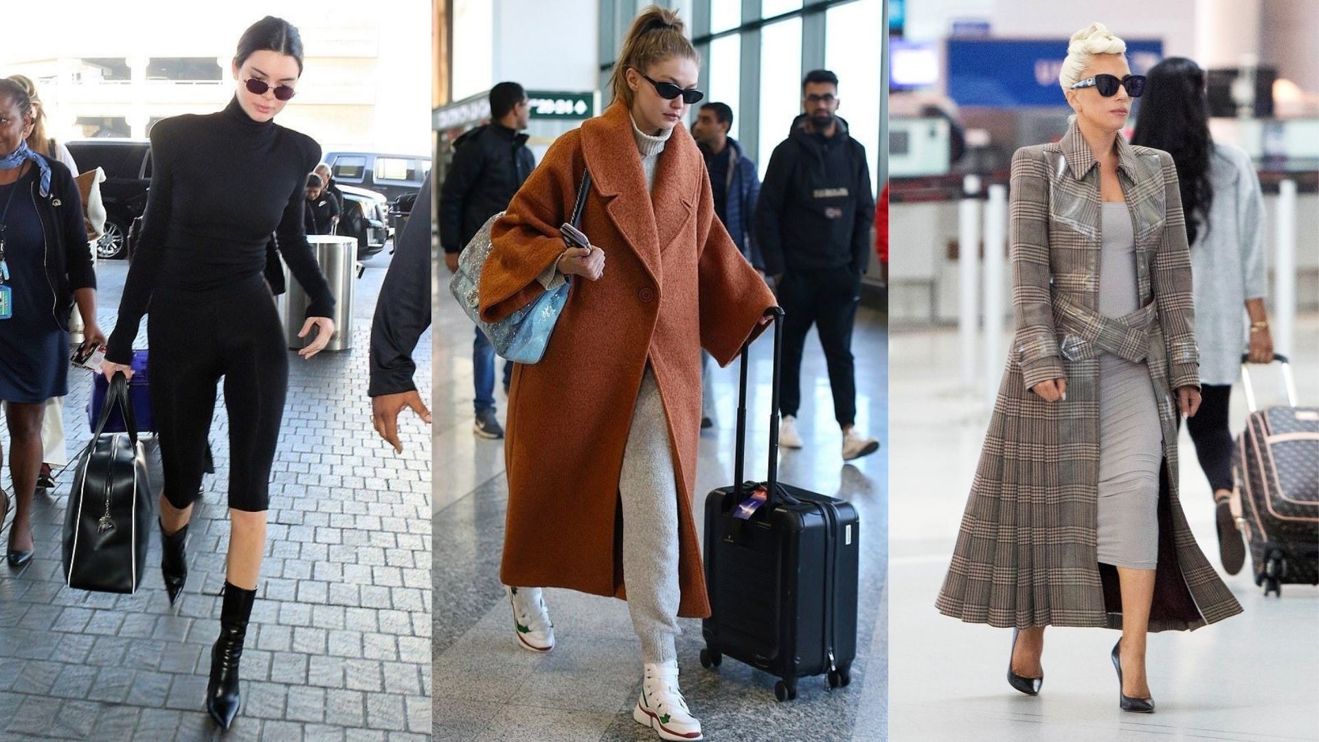 26 Fashionable Airport Outfit Ideas for Women - Celebrity Travel Looks