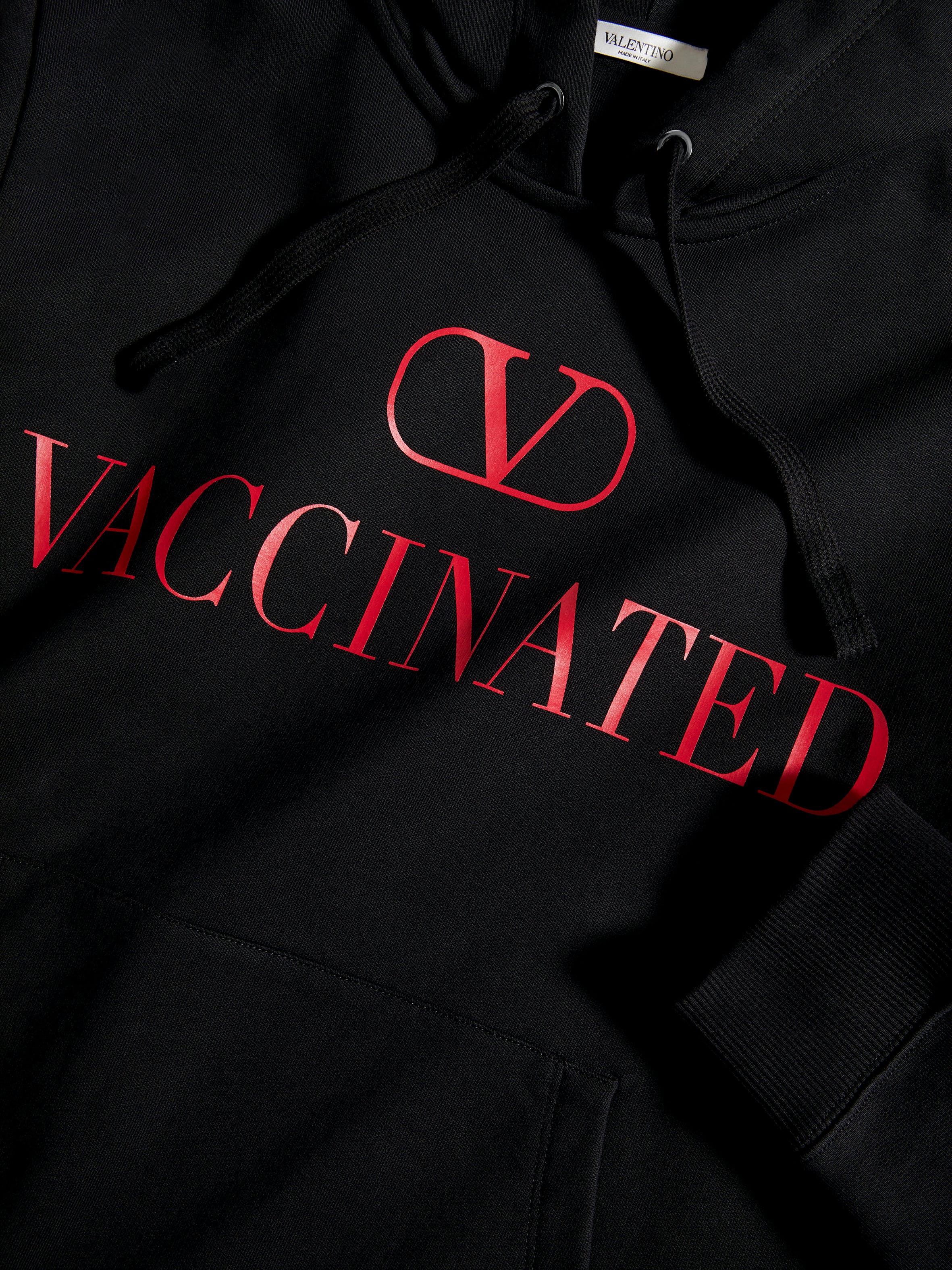 valentino vaccinated hoodies