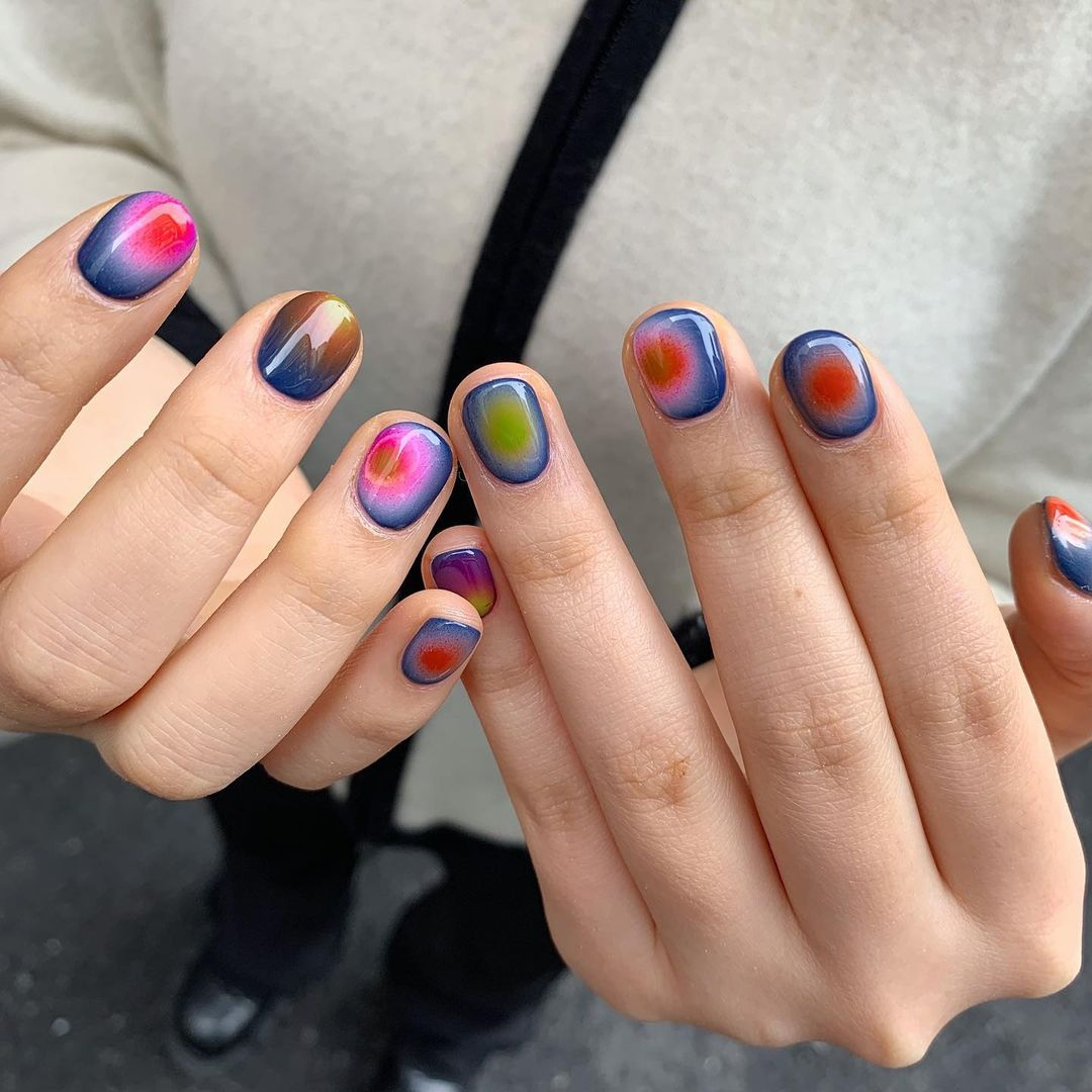 Psychedelic nail art (Upscaled and cleaned) : r/aiArt