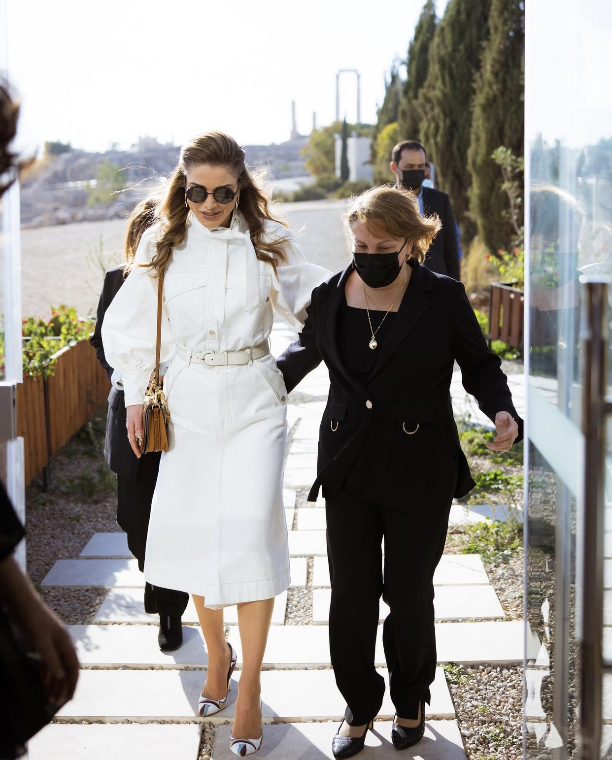 Queen Rania Owns This Top-Handle Louis Vuitton Bag