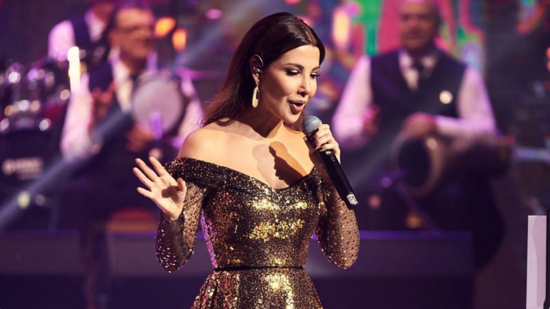 Nancy Ajram Tunisia 2021: The Star Goes Full Glam In A Sequin Gown