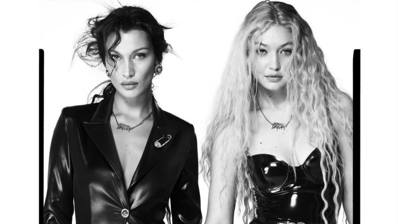 Bella and Gigi Hadid Star in Versace's Spring 2022 Campaign