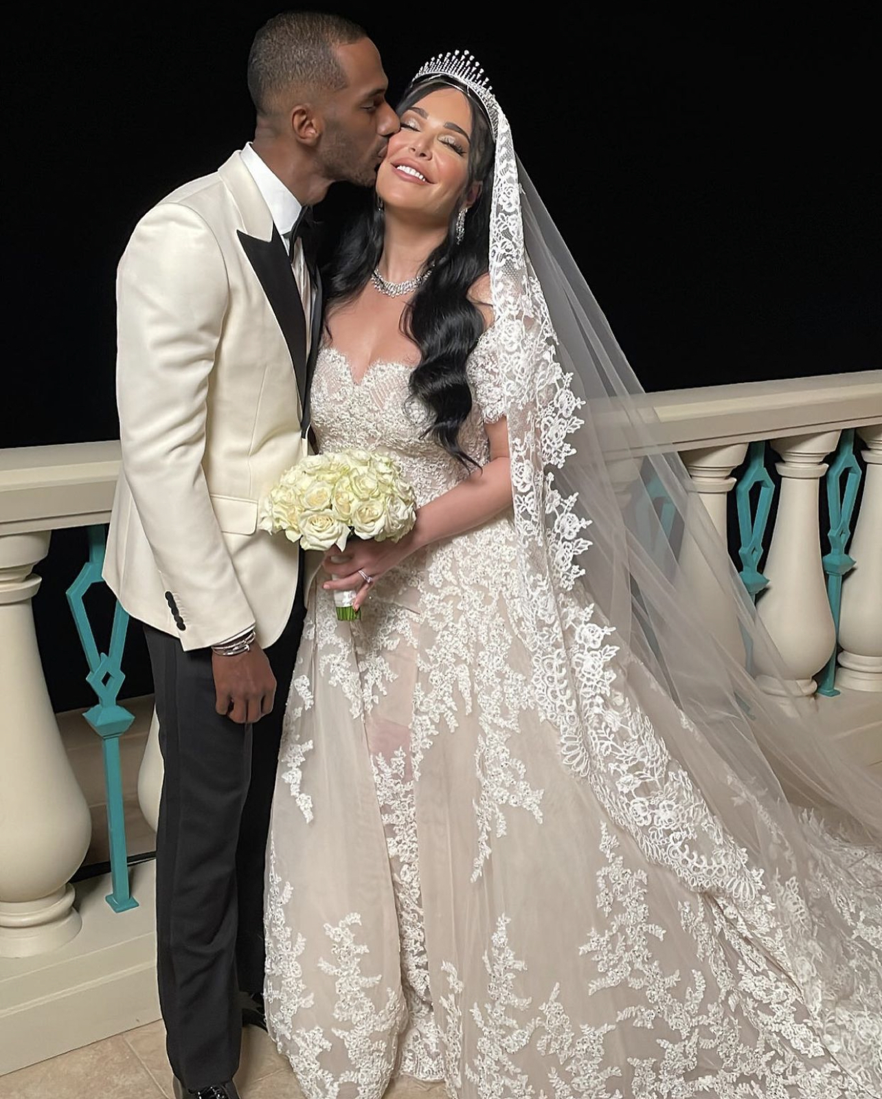 Monna Kattan Got Married In The Two Most Beautiful Wedding Gowns