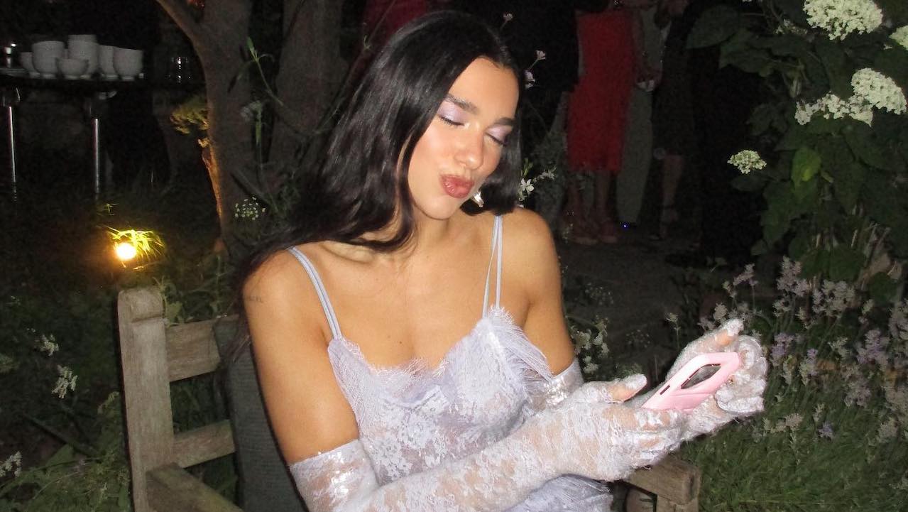 Dua Lipa's Hot Pink, Dual-Toned French Manicure Is What Barbie