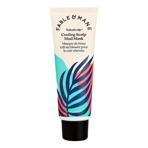 New Beauty Launches: Fable & Mane SahaScalpTM Cooling Scalp Mud Mask on a white background